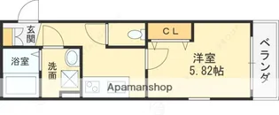 大阪府東大阪市稲田本町3丁目【アパート】の間取り