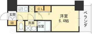 S-RESIDENCE小阪azure【3階】の間取り