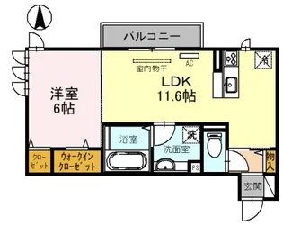 ラリュール【2階】の間取り