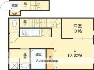 EVERGREEN【2階】の間取り