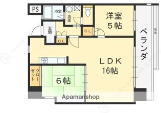 清川六番館【2階】の間取り