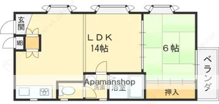 大阪府東大阪市吉田3丁目【マンション】の間取り