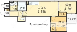 D PORTA PACE【2階】の間取り