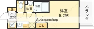 インザライフ大阪EAST RESIDENCE【12階】の間取り