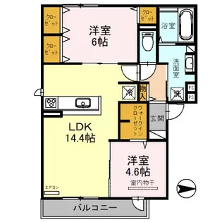 Mellow Stage【2階】の間取り