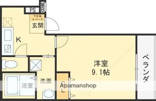フジパレス東花園イースト【1階】の間取り