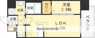 ファステート東大阪アダマス【12階】の間取り