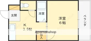 津之江パークハイツ2号館【2階】の間取り
