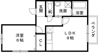第7ウエスタンハイツ【2階】の間取り