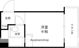 アリーヴェデルチ小阪【6階】の間取り