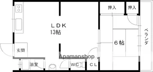 マンションロシエ【3階】の間取り