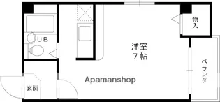 ウエストテール21【501号室】の間取り