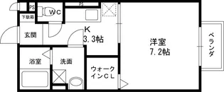 ヴェル ドミール【1階】の間取り