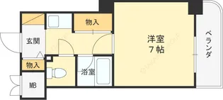 ライズィング・サン【6階】の間取り