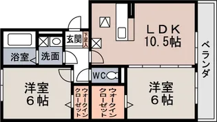 グランシャリオ【1階】の間取り