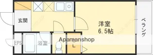 サンキプラザ今米【2階】の間取り