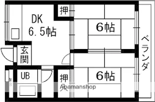 グリーンマンション吉川【105号室】の間取り