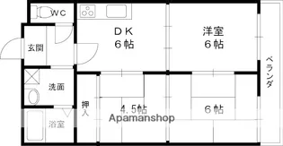 フォルテ木田【3階】の間取り