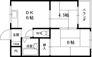 岩崎ハイツP1【303号室】の間取り