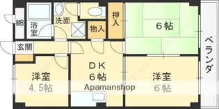 ロイヤルヴィラ・壱番館【2階】の間取り