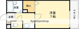 アルンハイム新石切【3階】の間取り