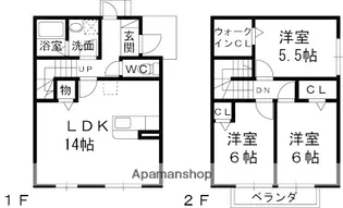 サンシャイン深江【105号室】の間取り