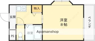 アベニューリップル長田Ⅱ【6階】の間取り