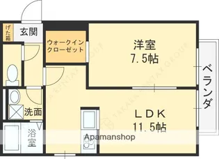 カムリガーデン【2階】の間取り