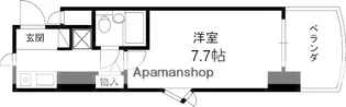 デ・リード高井田駅前【2階】の間取り