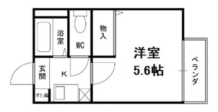 シャーメゾン甲陽園【1階】の間取り