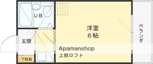 ケープロフト【415号室】の間取り