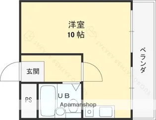 ヤマトマンション【5階】の間取り