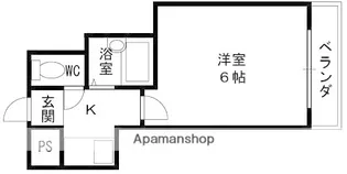 ハイツ富士パートⅡ【502号室】の間取り