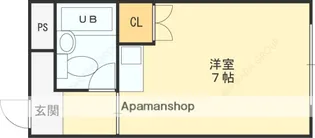 小若江スカイハイツ【1階】の間取り