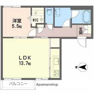 コーポT【2階】の間取り