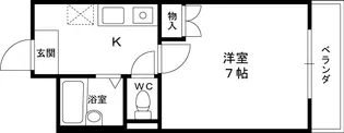 マンション白樺【3階】の間取り