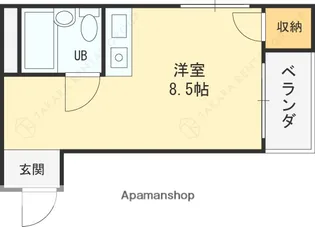 マスターズハウス【3階】の間取り