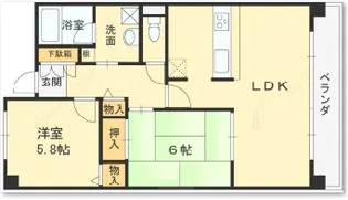 カーサ リーヴァ【3階】の間取り