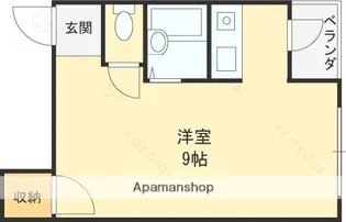 ダイキンハイツ【405号室】の間取り