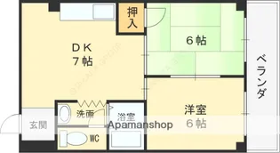コーポカロッサ【2階】の間取り