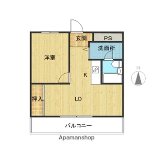 ベッサーボーネン芦屋【5階】の間取り