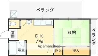 マンション虎屋【303号室】の間取り