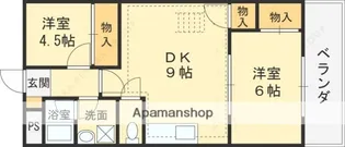 グランメゾン【409号室】の間取り