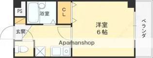 巽ハイツ【4階】の間取り