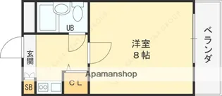 PALMIZIO花園Ⅱ【4階】の間取り