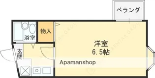 1Kの間取り画像