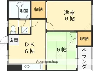 グリーンアミレット【3階】の間取り