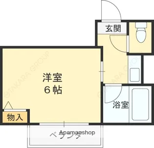 カサブランカエイト【203号室】の間取り