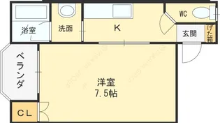 マンションエリーゼ【1階】の間取り