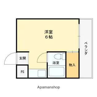 フラットフクハラ【2階】の間取り